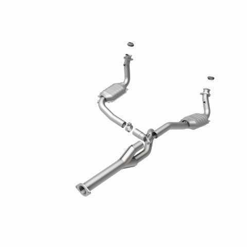 MagnaFlow direct-fit catalytic converter fits 2000-2002 Chevrolet Express 1500 4.3L and 2000-2002 GMC Savana 1500 4.3L stainless steel CARB compliant OBDII 51510