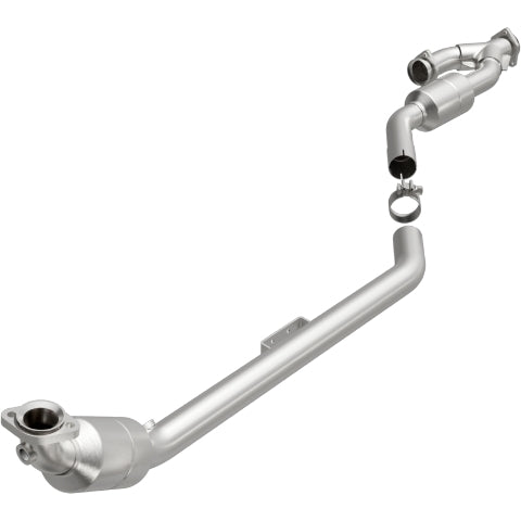 MagnaFlow direct-fit catalytic converter fits 2003-2005 Mercedes-Benz CLK320 3.2L and 2003 Mercedes CLK320 3.2L stainless steel CARB compliant OBDII 51582