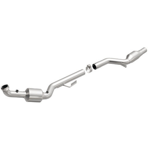 MagnaFlow direct-fit catalytic converter fits 2005-2010 SLK55 AMG 5.5L passenger side 5.5L passenger side stainless steel CARB compliant 51702