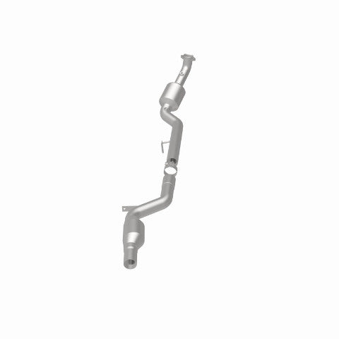 MagnaFlow direct-fit catalytic converter fits 2005-2010 SLK55 AMG 5.5L passenger side 5.5L passenger side stainless steel CARB compliant 51702