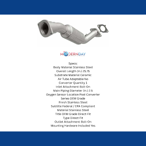 MagnaFlow direct-fit catalytic converter for 2007-2008 Buick 3.8L stainless steel CARB compliant OBDII 51751