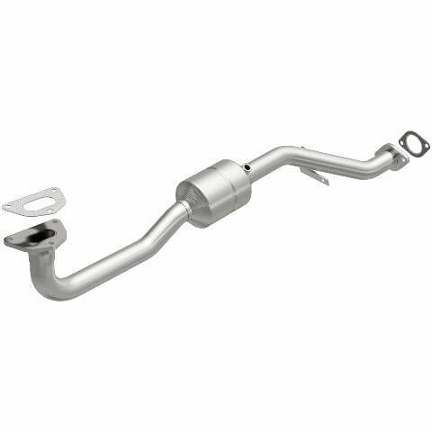 MagnaFlow direct-fit catalytic converter for 2004-2005 Subaru passenger side 2.5 inch inlet/outlet stainless steel CARB compliant OBDII 51875