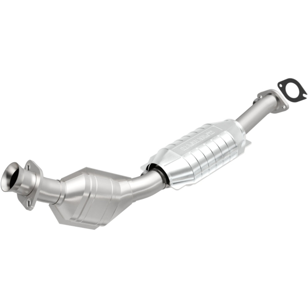 MagnaFlow direct-fit catalytic converter fits 1995-2002 Mercury Grand Marquis, Lincoln Town Car, and additional vehicles and 1996-2000 Crown Vic 4.6L stainless steel CARB compliant
