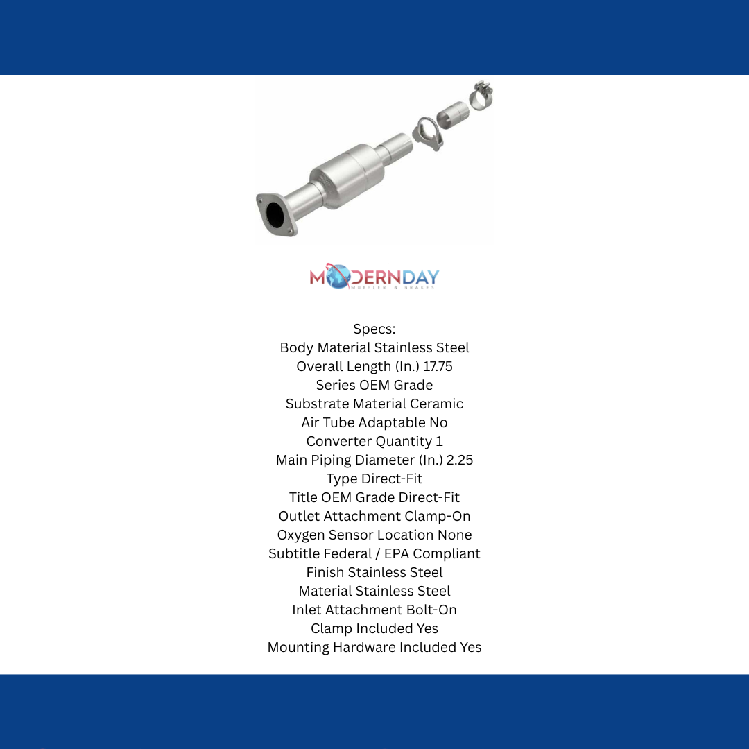 MagnaFlow direct-fit catalytic converter for 2012-2017 Hyundai stainless steel CARB compliant OBDII