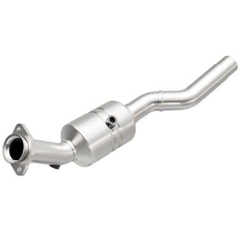 MagnaFlow direct-fit catalytic converter fits 2007-2009 Jaguar XK and Jaguar XKR, this and 2007-2009 XKR 4.2L passenger side 4.2L passenger side stainless steel CARB compliant OBDI
