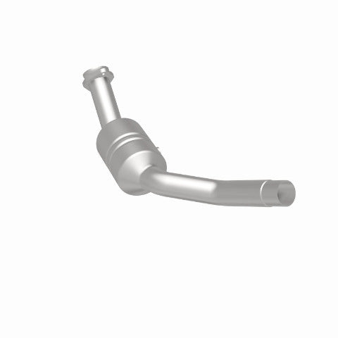 MagnaFlow direct-fit catalytic converter fits 2007-2009 Jaguar XK and Jaguar XKR, this and 2007-2009 XKR 4.2L driver side 4.2L driver side stainless steel CARB compliant OBDII 5195