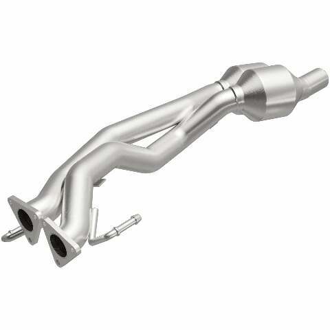 MagnaFlow direct-fit catalytic converter fits 2007-2010 Audi Q7 3.6L and 2007-2010 Volkswagen Touareg 3.6L stainless steel CARB compliant OBDII 51957