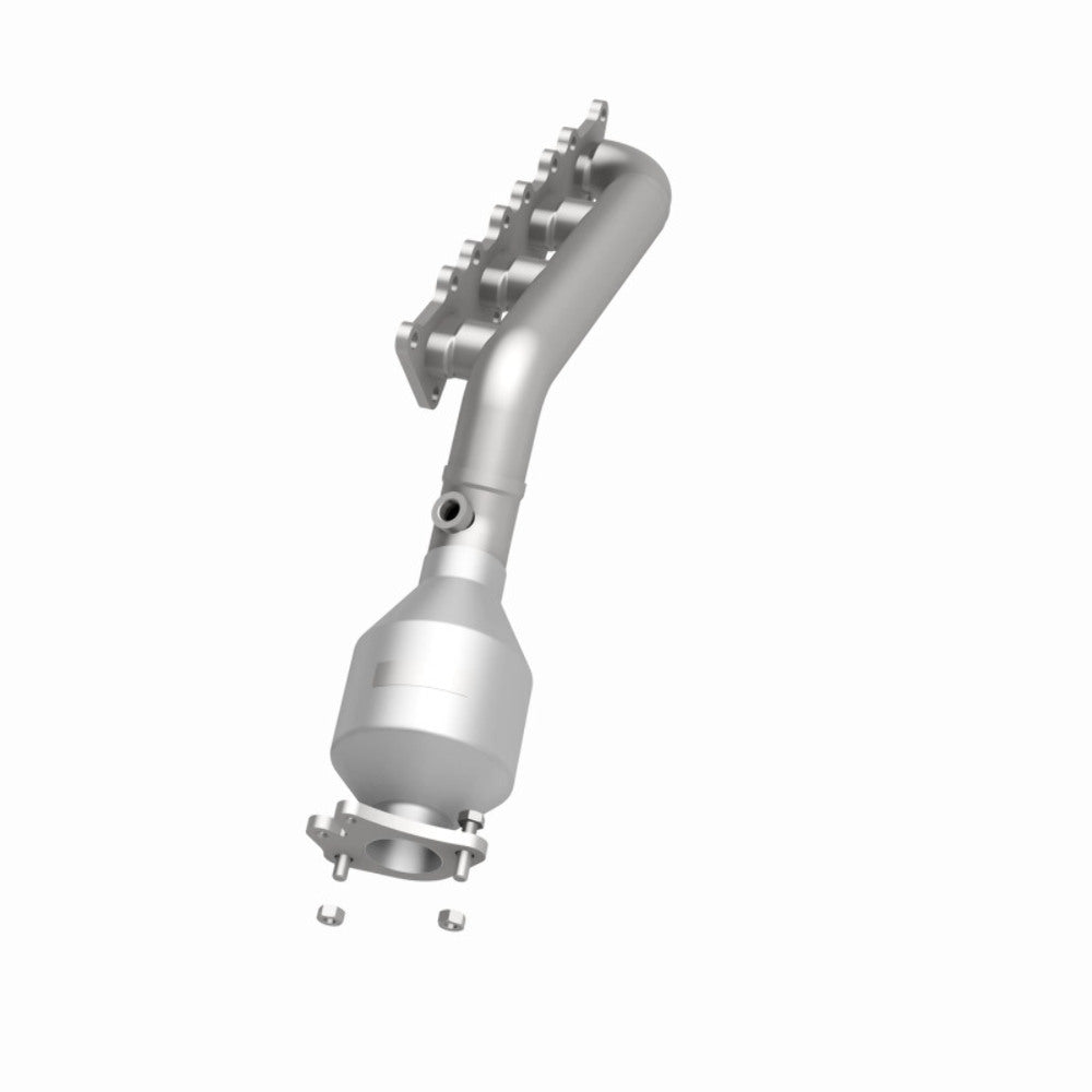 MagnaFlow direct-fit catalytic converter fits 2009 Kia Borrego 4.6L passenger side 4.6L passenger side stainless steel CARB compliant OBDII 51981