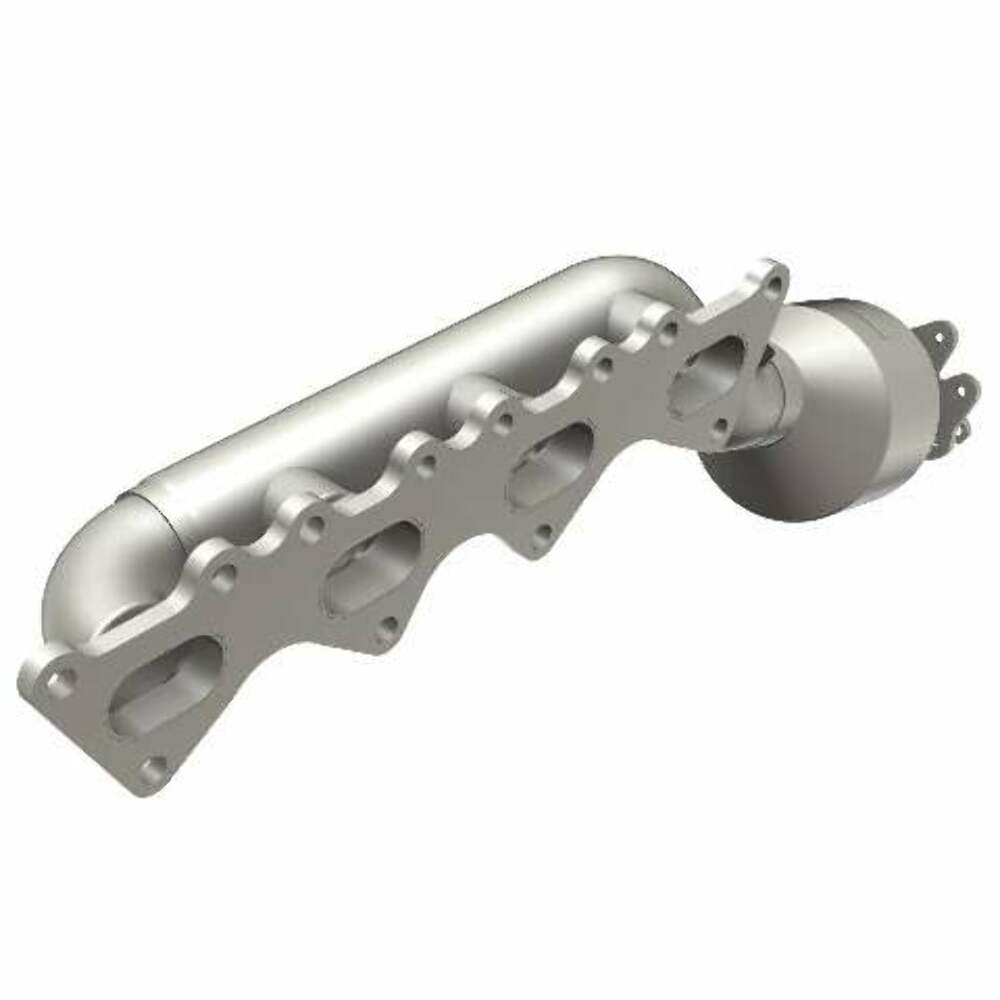 MagnaFlow direct-fit catalytic converter fits 2009 Kia Borrego 4.6L passenger side 4.6L passenger side stainless steel CARB compliant OBDII 51981