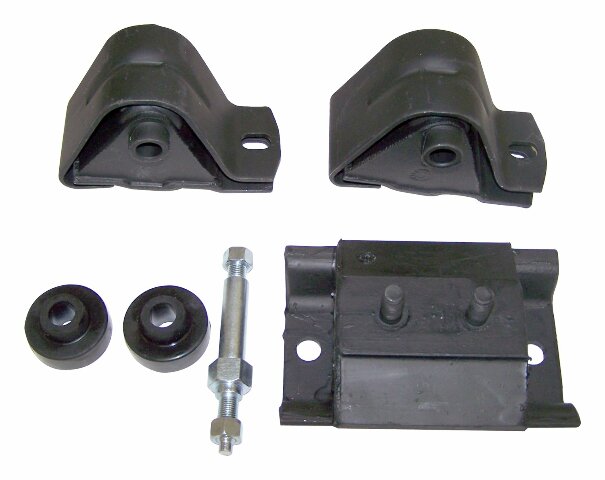 Jeep Metal Black Engine Mount Kit - 52000074K