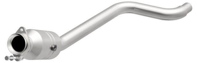 MagnaFlow direct-fit catalytic converter fits 2010-2012 Jaguar XF and Jaguar XFR, this and 2010-2012 Jaguar XF 5.0L stainless steel CARB compliant OBDII 52004