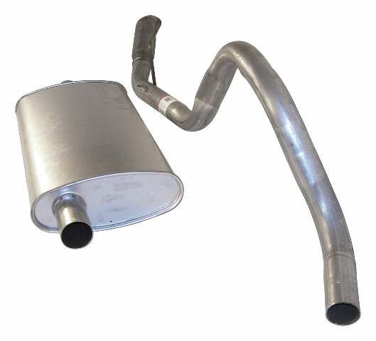 Jeep Metal Silver Muffler & Tailpipe - 52018163