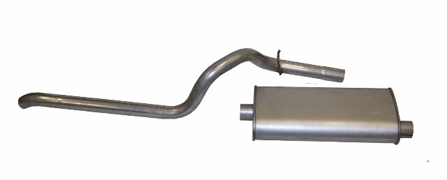 Jeep Steel Silver Muffler & Tailpipe - 52018335