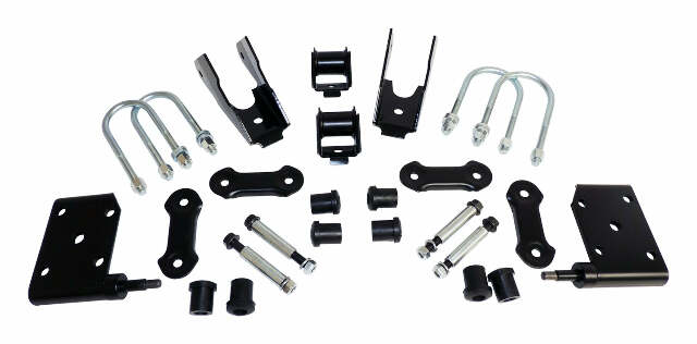 Crown Automotive - Metal Black Leaf Spring Mounting Kit - 52040407K