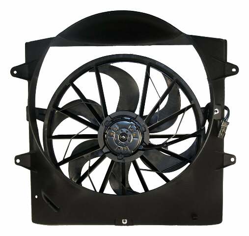 Jeep Plastic Black Cooling Fan Module - 52079528AD