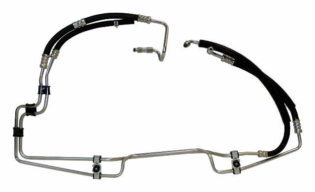 Metal Black Power Steering Hose Set - 52088620AF stainless steel