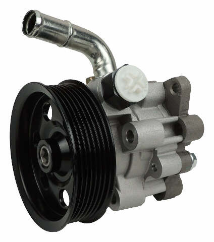 Fits 2007-10 WK Grand Cherokee 3.0L Power Steering Pump Pulley; 52124461AB steel black