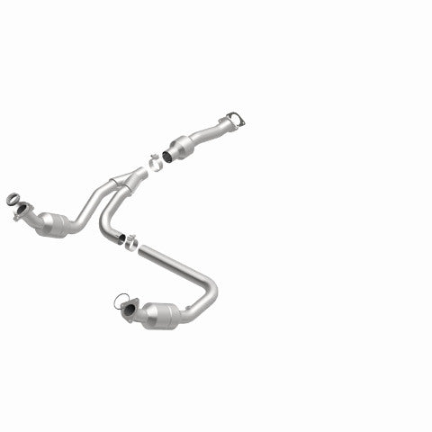 MagnaFlow direct-fit catalytic converter fits 2009-2014 Chevrolet Express 1500, 2009-2011 Chevrolet Express 3500, and additional vehicles and 2011-2014 EXPRESS 1500 stainless steel