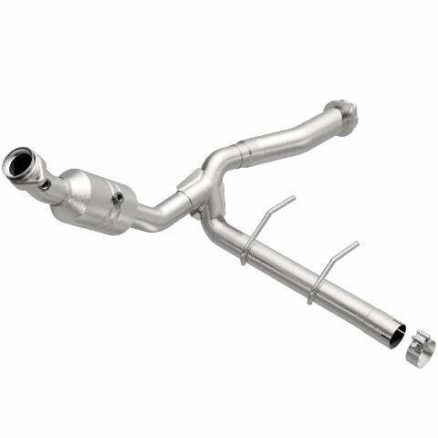 MagnaFlow direct-fit catalytic converter for 2011-2014 Ford F-150 5.0L stainless steel CARB compliant OBDII 52139