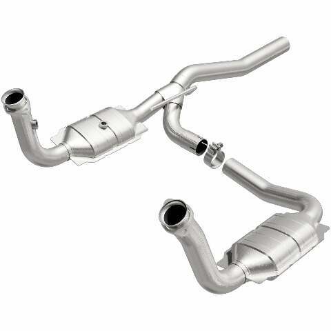 MagnaFlow direct-fit catalytic converter fits 2009-2011 Dodge Nitro 3.7L and 2009-2012 Jeep Liberty 3.7L stainless steel CARB compliant OBDII 52148