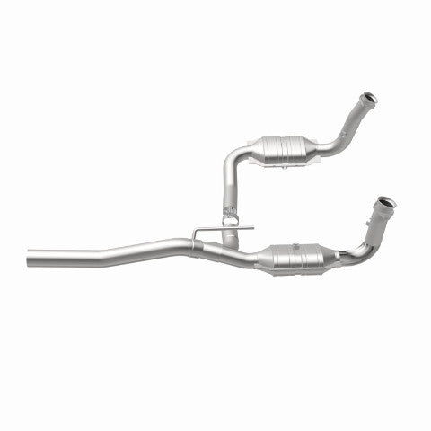 MagnaFlow direct-fit catalytic converter fits 2009-2011 Dodge Nitro 3.7L and 2009-2012 Jeep Liberty 3.7L stainless steel CARB compliant OBDII 52148