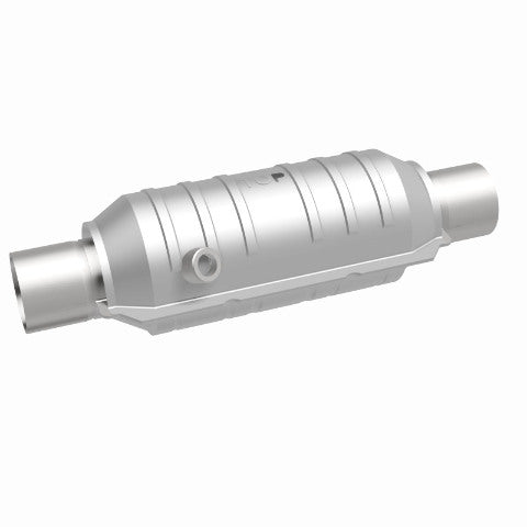 MagnaFlow universal catalytic converter 2.25 inch inlet/outlet stainless steel Federal EPA compliant OBDII 52325