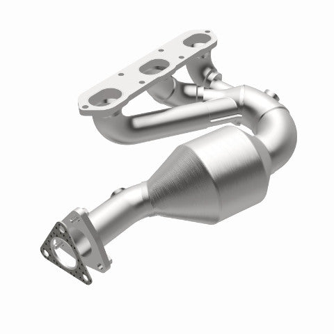 MagnaFlow direct-fit catalytic converter fits 2000-2004 Boxster 2.7 3.2L 2.7 inch inlet/outlet stainless steel CARB compliant OBDII 52329
