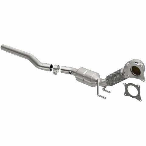 MagnaFlow direct-fit catalytic converter fits 2009-2017 Volkswagen Tiguan, 2015 Audi Q3, and more, this and 2015 Q3 L4 2 stainless steel CARB compliant 52408