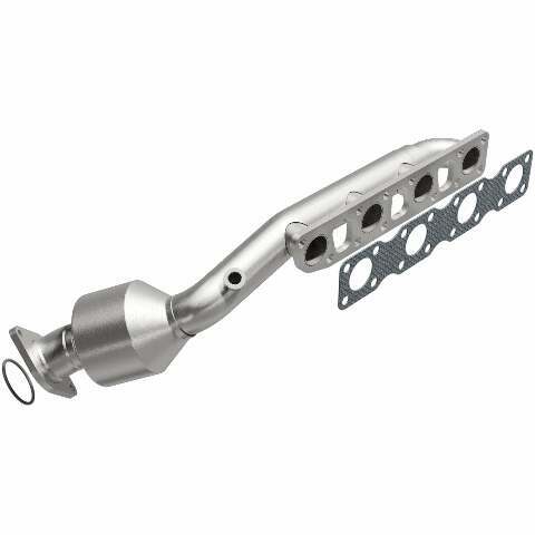 MagnaFlow direct-fit catalytic converter fits 2003-2004 INFINITI M45 and 2003-2006 INFINITI Q45, this and 2003-2004 M45 V8 4.5 4.5 inch inlet/outlet stainless steel CARB compliant