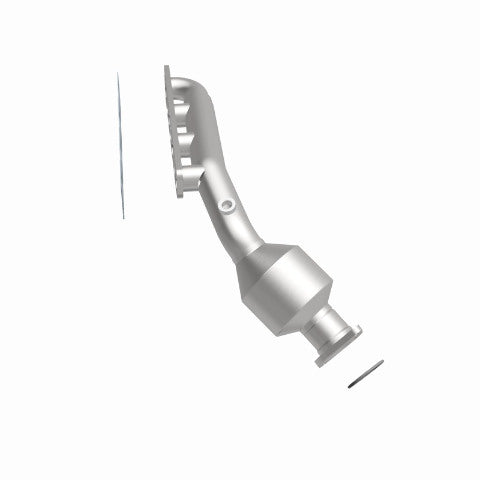 MagnaFlow direct-fit catalytic converter fits 2003-2004 INFINITI M45 and 2003-2006 INFINITI Q45, this and 2003-2004 M45 V8 4.5 4.5 inch inlet/outlet stainless steel CARB compliant