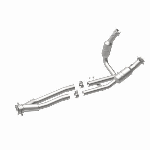 MagnaFlow direct-fit catalytic converter for 2015-2019 Ford 3.5 inch inlet/outlet stainless steel CARB compliant