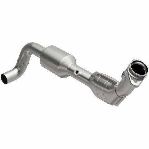 MagnaFlow direct-fit catalytic converter for 2004-2006 Ford F-150 4.6 inch inlet/outlet stainless steel CARB compliant OBDII 52449