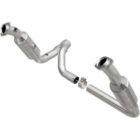 MagnaFlow direct-fit catalytic converter fits 2007 Ram 1500 V8 5.7 5.7 inch inlet/outlet stainless steel CARB compliant 52451