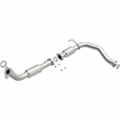 MagnaFlow direct-fit catalytic converter for 2008-2017 Toyota Sequoia 4.6 inch inlet 5.7 inch outlet stainless steel CARB compliant 52559
