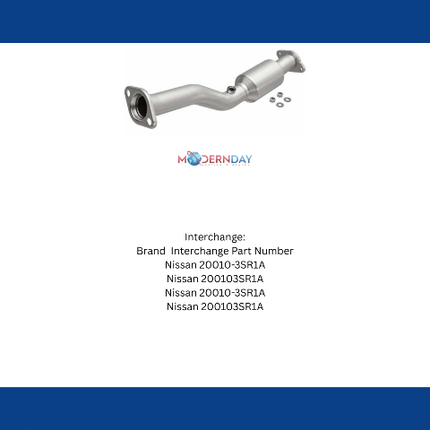 MagnaFlow direct-fit catalytic converter for 2013-2017 Nissan Sentra 1.8 inch inlet/outlet stainless steel CARB compliant 52709
