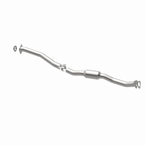 MagnaFlow direct-fit catalytic converter fits 2010-2012 Subaru Outback and Subaru Legacy, this and 2010-2012 Outback 2.5L stainless steel CARB compliant 52726