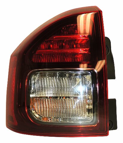 Jeep Plastic Red tail light assembly - 5272909AB black