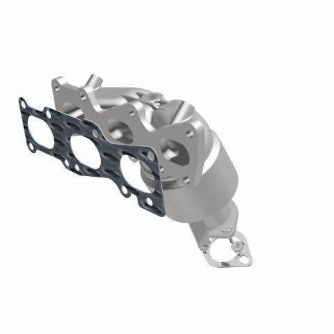 MagnaFlow direct-fit catalytic converter fits 2015-2016 Kia Sedona, 2012-2017 Hyundai Azera, and more, this and 2012-2014 Azera 3.3L stainless steel CARB compliant 52780
