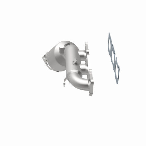 MagnaFlow direct-fit catalytic converter fits 2011-2014 Hyundai Genesis and 2016-2017 Kia K900, this and 2011-2014 Genesis 3.8L stainless steel CARB compliant OBDII 52785