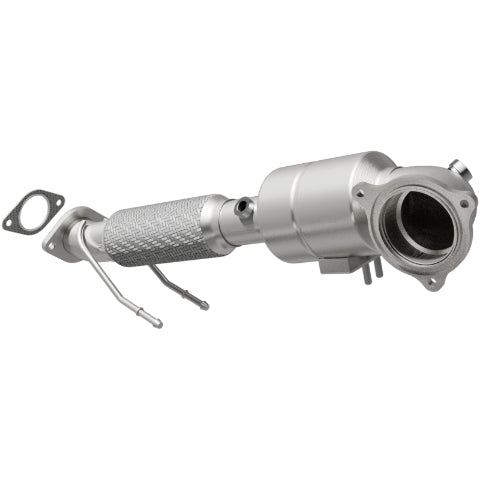 MagnaFlow direct-fit catalytic converter fits 2013-2015 Ford Fusion 1.6 1.5 coupled 1.6 inch inlet 1.5 inch outlet stainless steel CARB compliant 52974