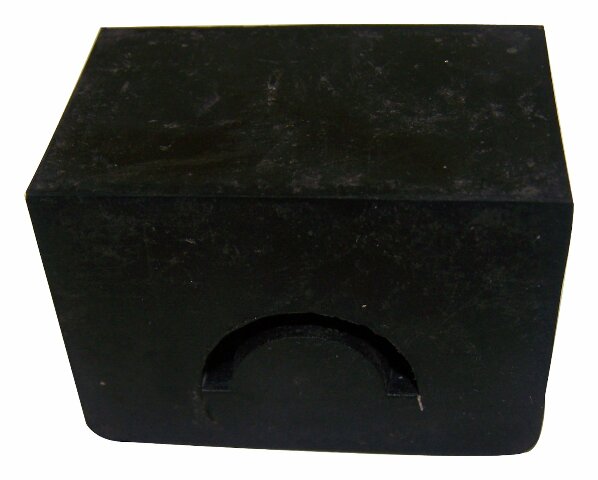 Jeep Rubber Black Exhaust Insulator - 53000101