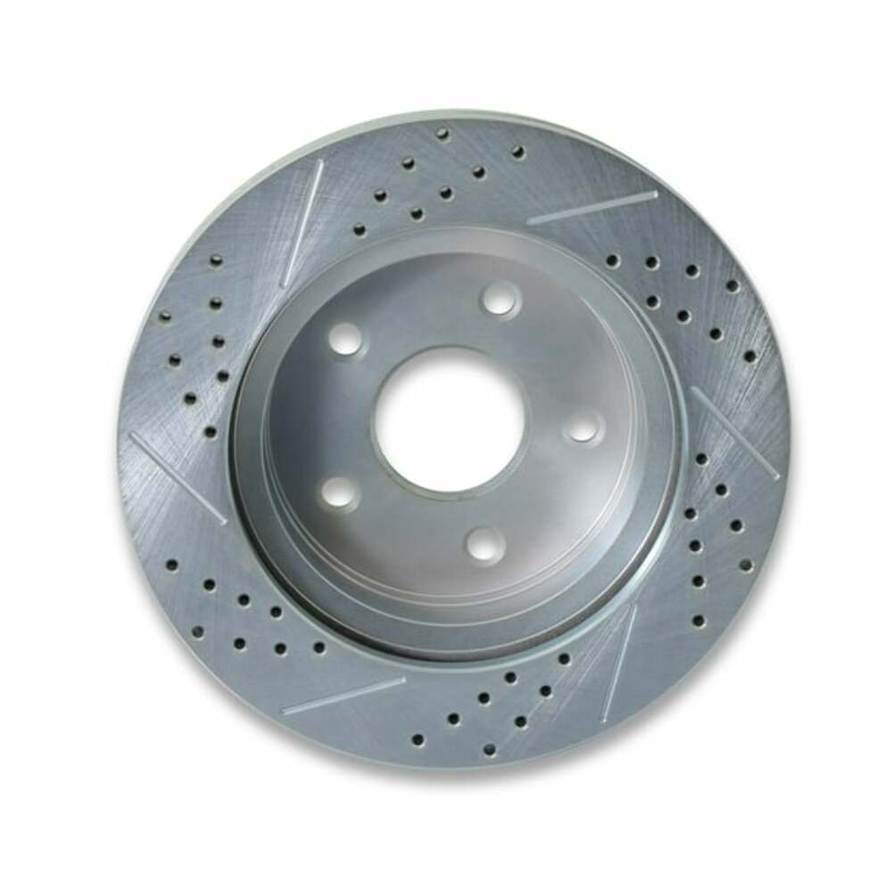 Fits 06-22 Ram Dodge 1500 Sport Rotors- Front 53005-020 drilled and slotted