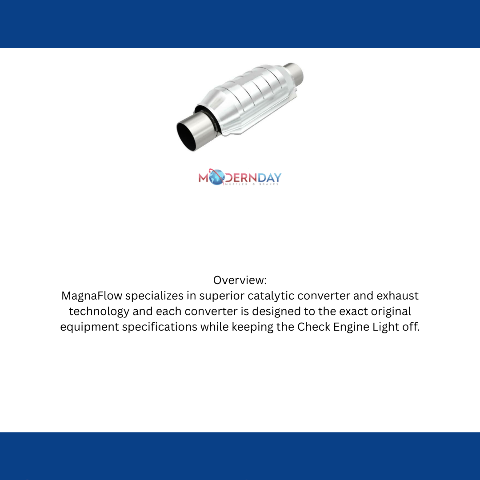MagnaFlow universal catalytic converter stainless steel Federal EPA compliant OBDII 53009