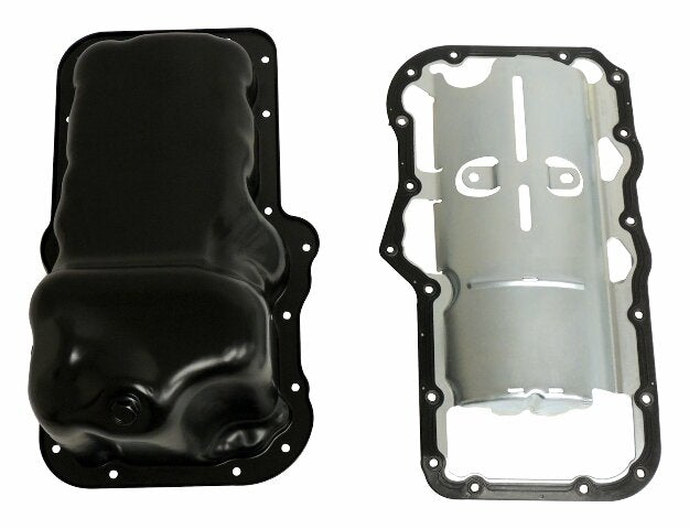 Jeep Steel Black Engine Oil Pan Kit - 53021779K