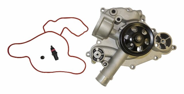 Jeep Aluminum Water Pump - 53022340AC steel black