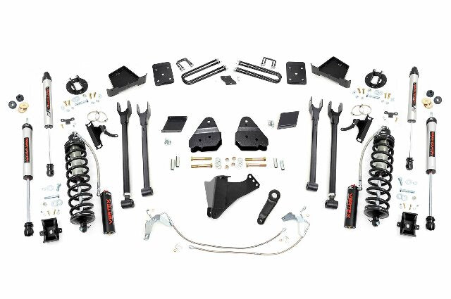 Fits Ford F-250 SD (11-14) 6" Lift Kit; 4-Link; No OVLD; C/O V2; 53258