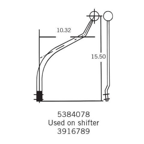 Hurst Competition/Plus Shifter Stick - 5384078