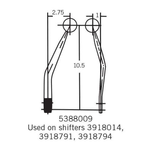 Hurst Competition/Plus Shifter Stick - 5388009