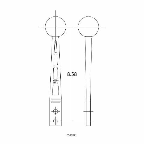 Hurst Billet/Plus Shifter Stick - 5389021