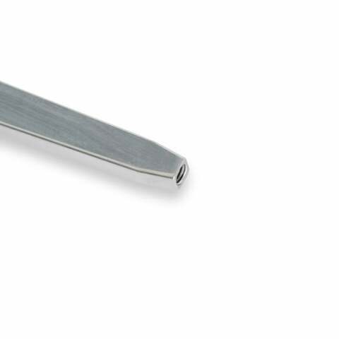 Hurst Shifter Stick-Tube Style 10-in Tall 5.5in Set-Back Raw Aluminum - 53902HST